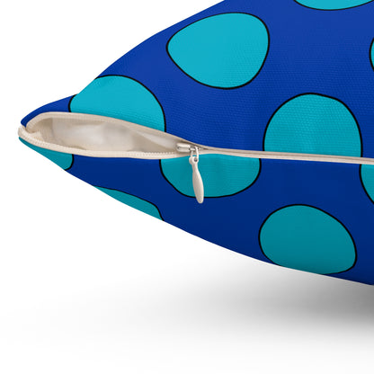 Pacific Islands Retro Polka Dots Cushion Pillow
