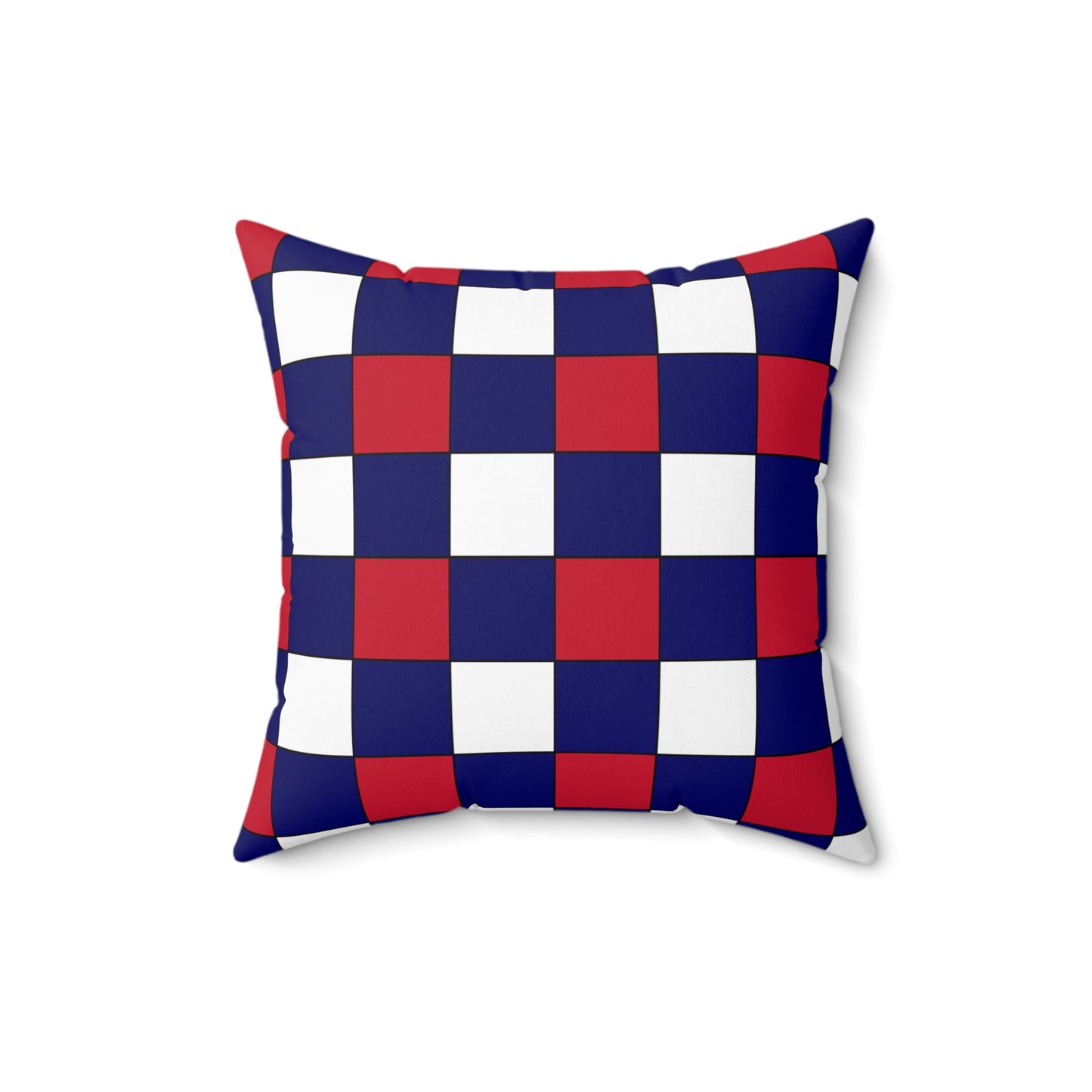 South Georgia And The South Sandwich Islands Retro Check Cushion Pillow