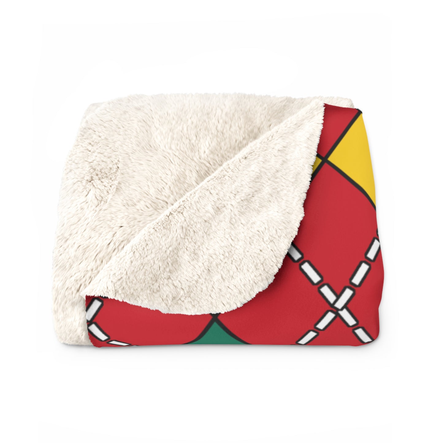 Grenada Retro Argyle Blanket Throw