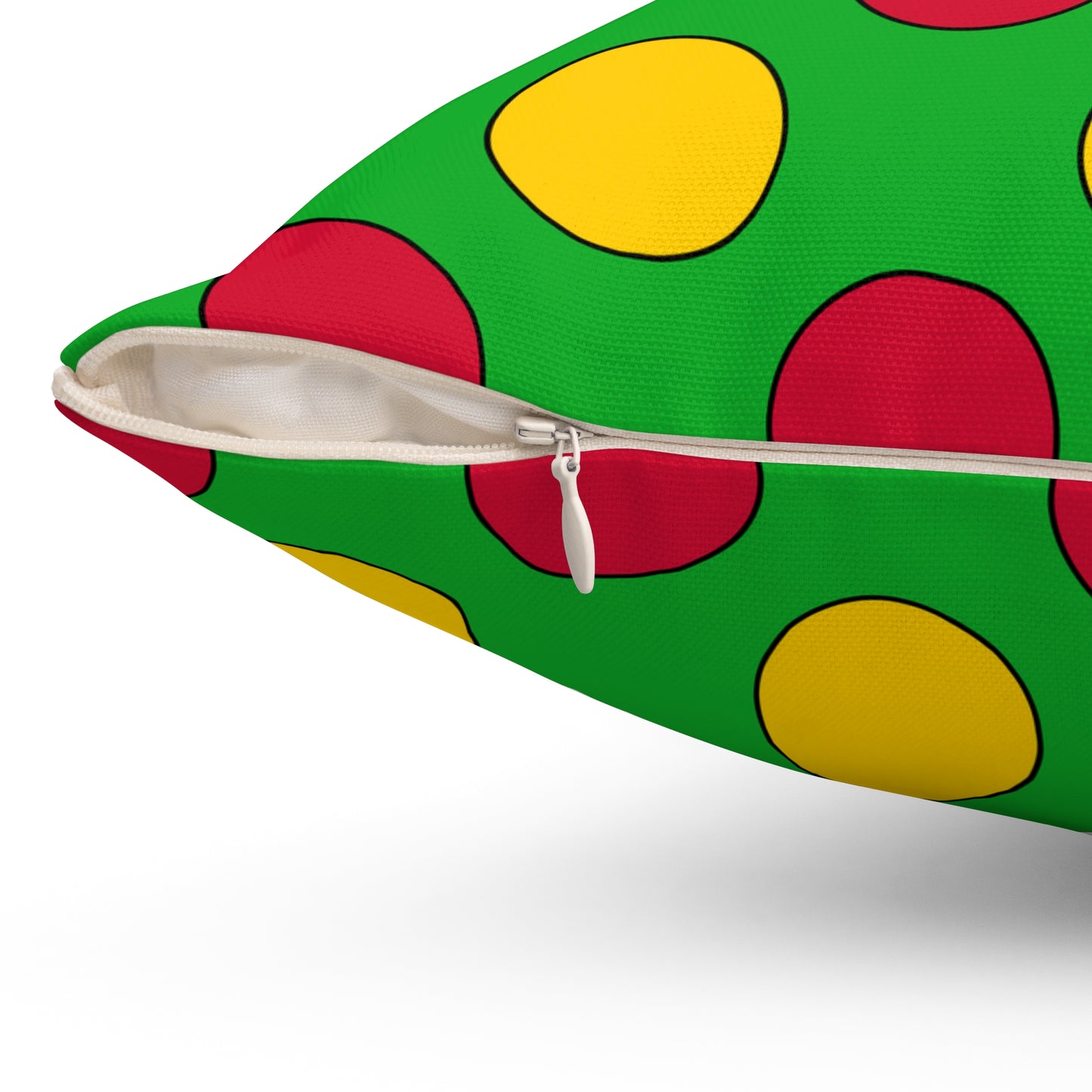 Sao Tome And Principe Retro Polka Dots Cushion Pillow