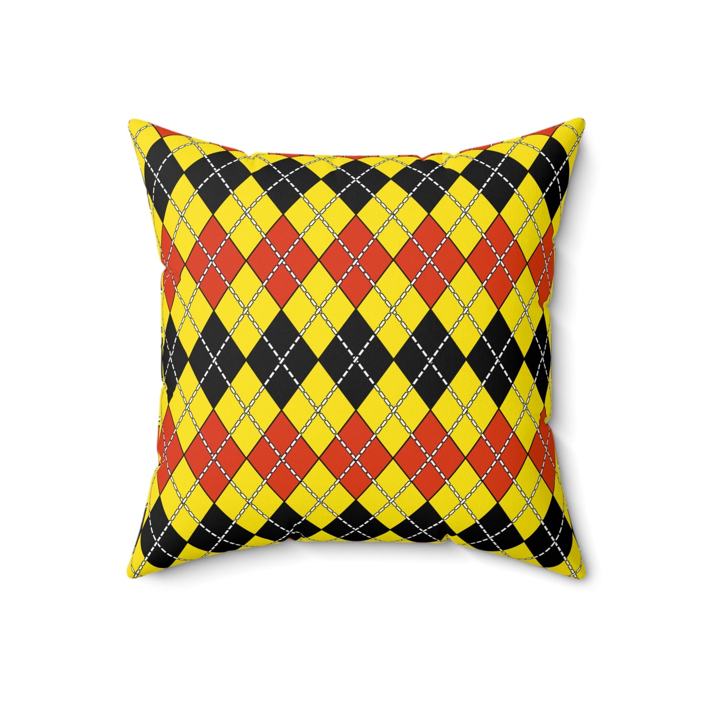 Uganda Retro Argyle Cushion Pillow