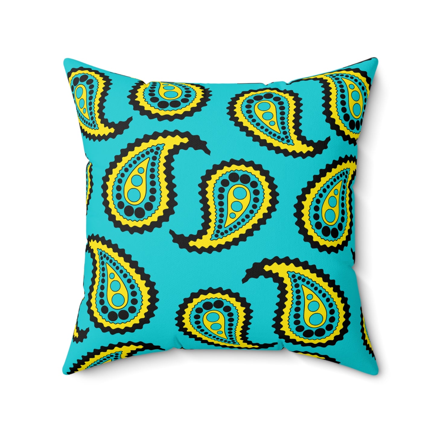 Bahamas Retro Paisley Cushion Pillow