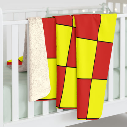 Vietnam Retro Check Blanket Throw