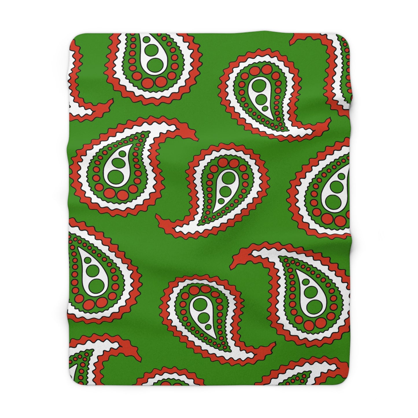 Hungary Retro Paisley Blanket Throw