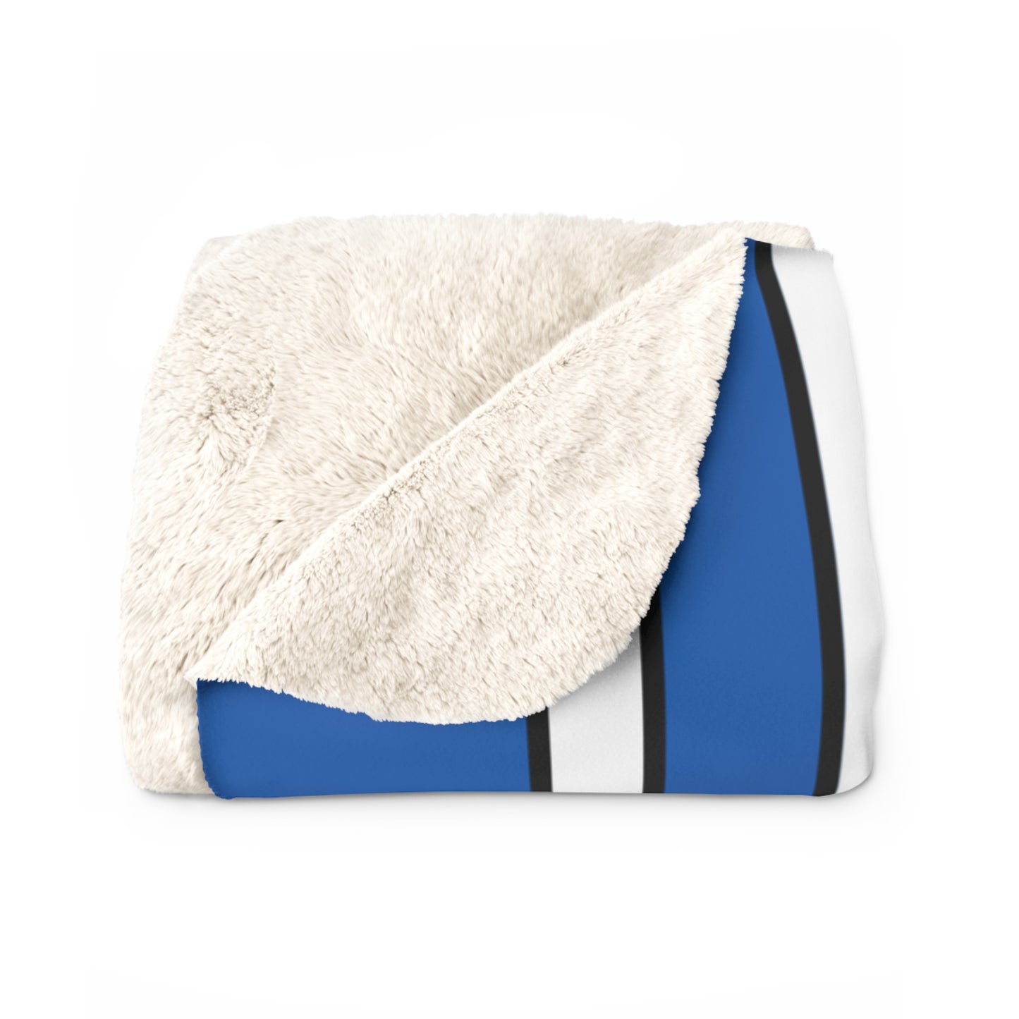 Greece Retro Stripes Blanket Throw