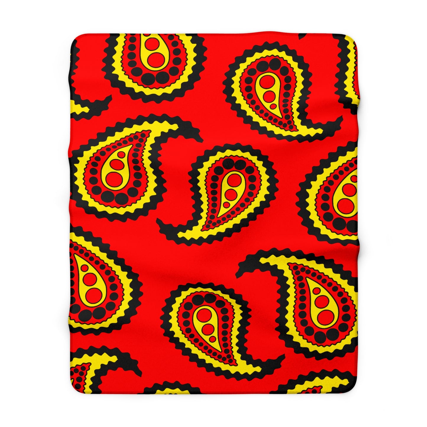 Angola Retro Paisley Blanket Throw
