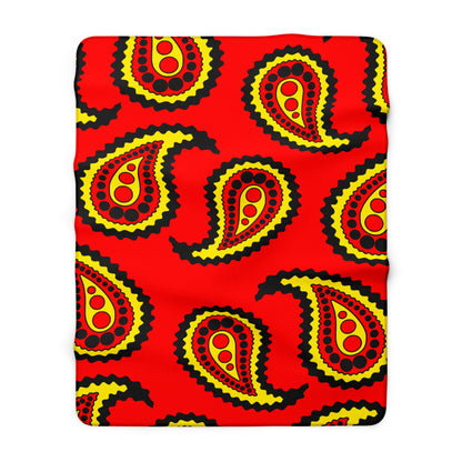 Angola Retro Paisley Blanket Throw