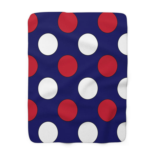 Cook Islands Retro Polka Dots Blanket Throw