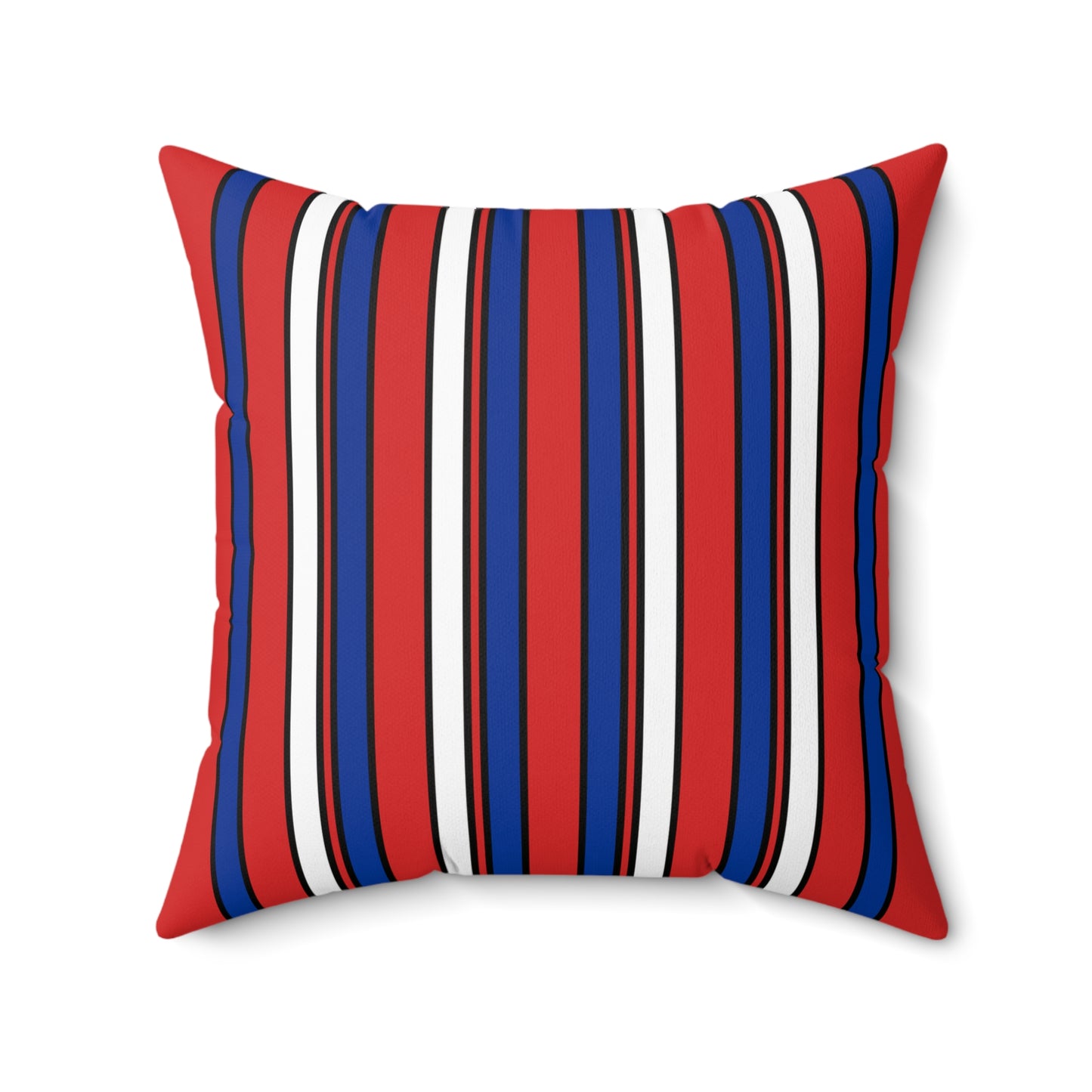 Bouvet Island Retro Stripes Cushion Pillow