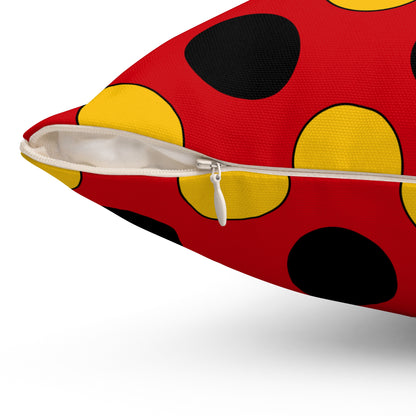 Timor Leste Retro Polka Dots Cushion Pillow