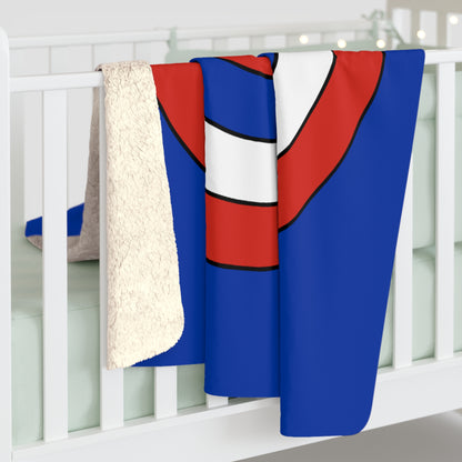 Russia Retro Target Blanket Throw