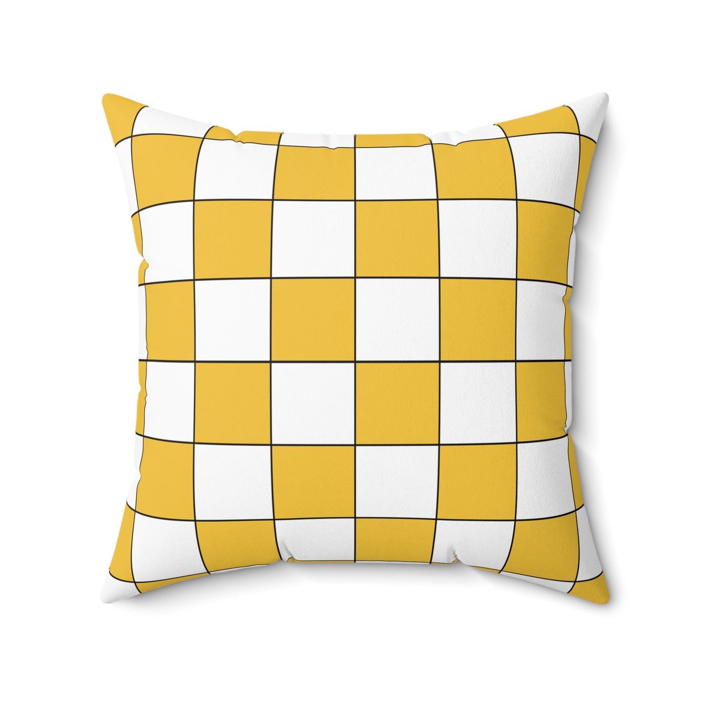 United States Virgin Islands Retro Check Cushion Pillow