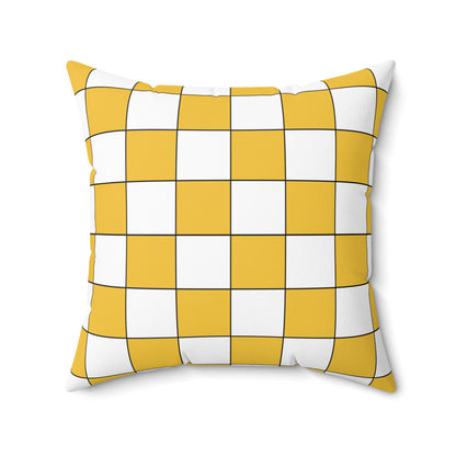 United States Virgin Islands Retro Check Cushion Pillow