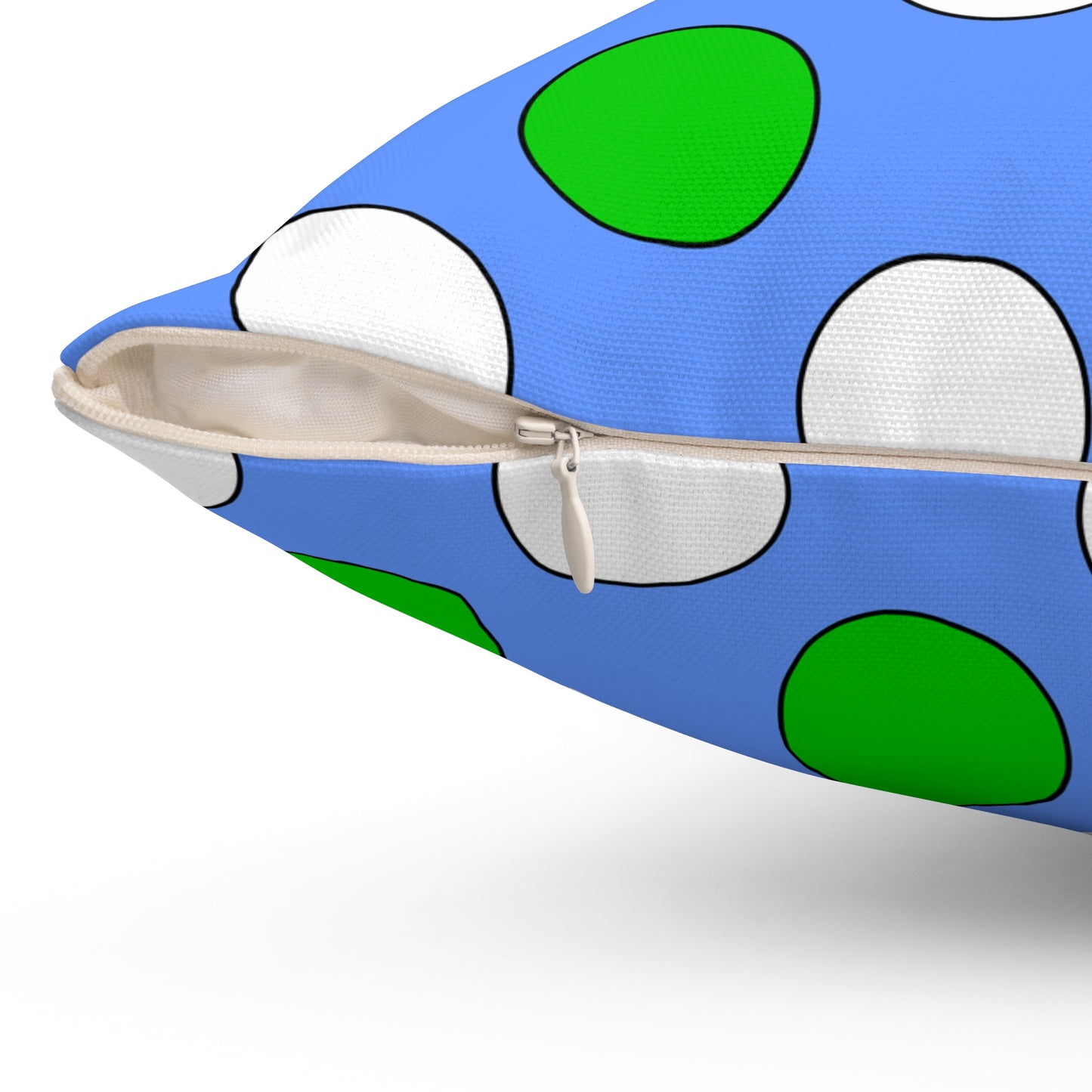 Djibouti Retro Polka Dots Cushion Pillow