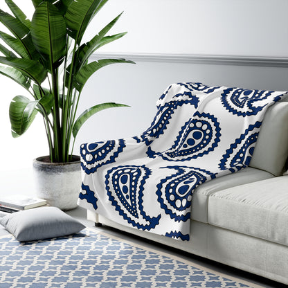 Finland Retro Paisley Blanket Throw