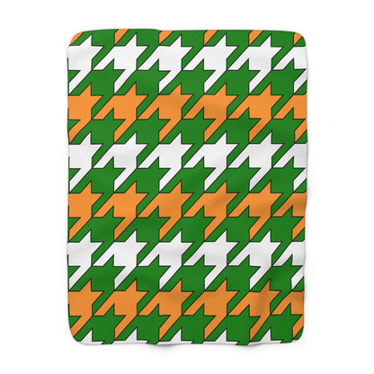 India Retro Houndstooth Blanket Throw