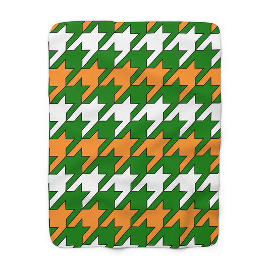 India Retro Houndstooth Blanket Throw