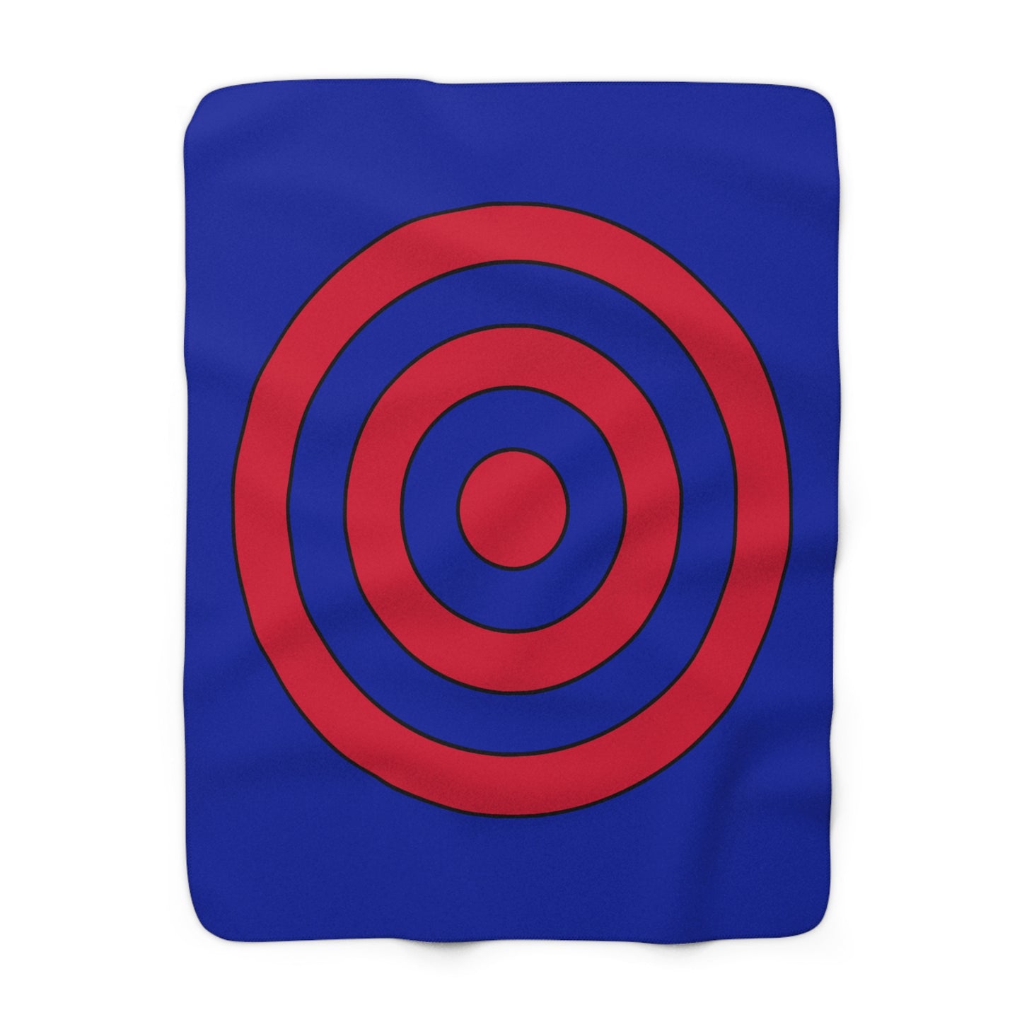 Haiti Retro Target Blanket Throw