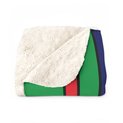 Mauritius Retro Stripes Blanket Throw