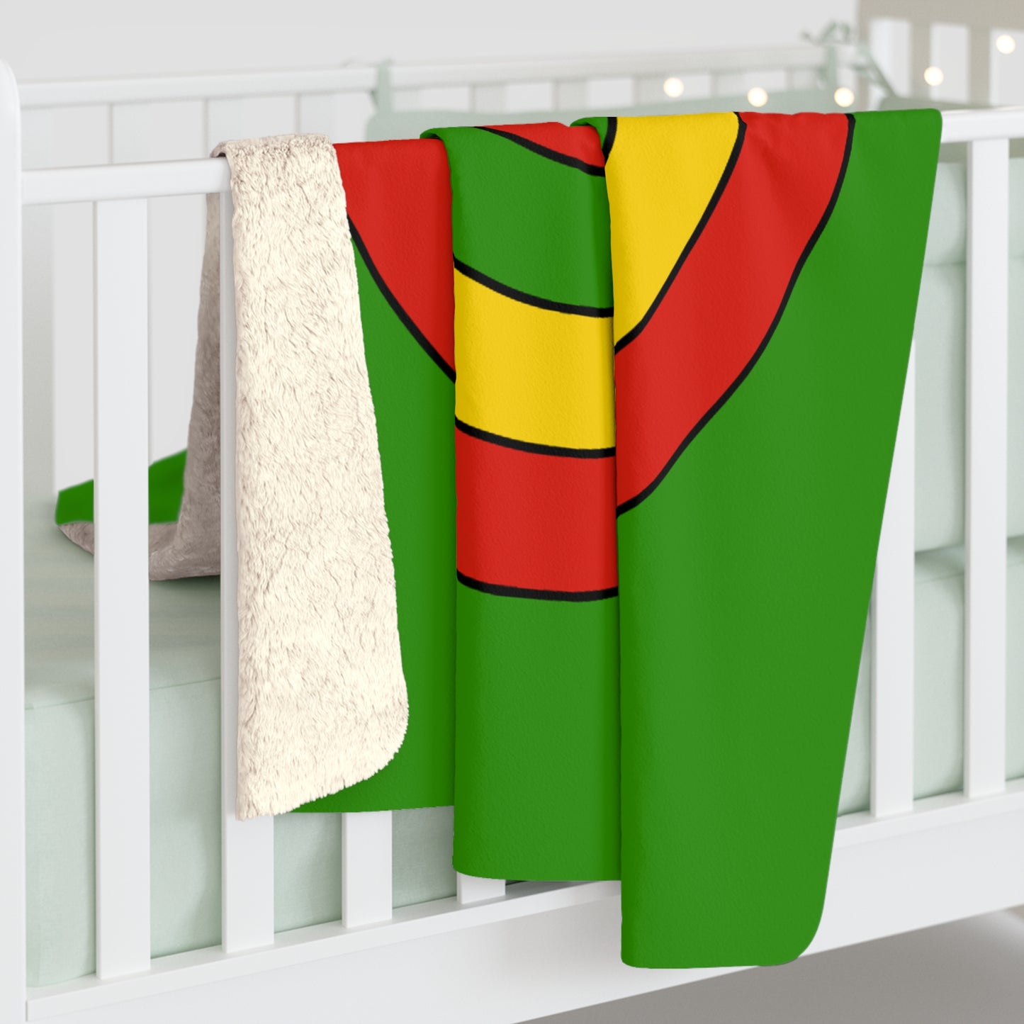 Benin Retro Target Blanket Throw