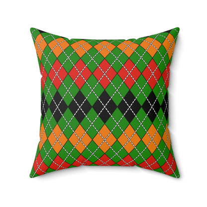 Zambia Retro Argyle Cushion Pillow