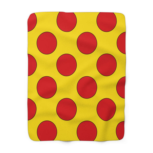 Catalonia Retro Polka Dots Blanket Throw