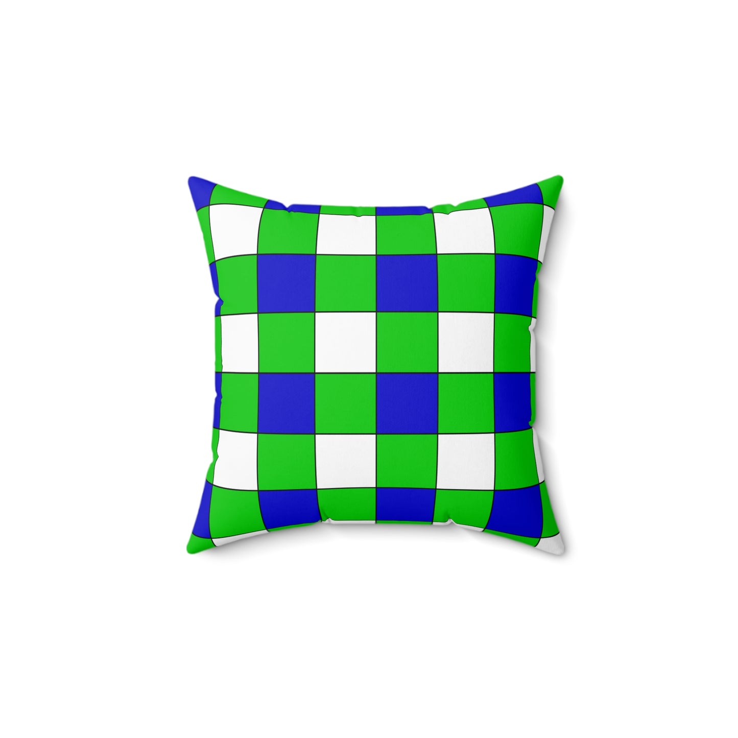 Sierra Leone Retro Check Cushion Pillow