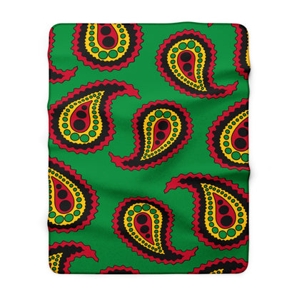 Vanuatu Retro Paisley Blanket Throw