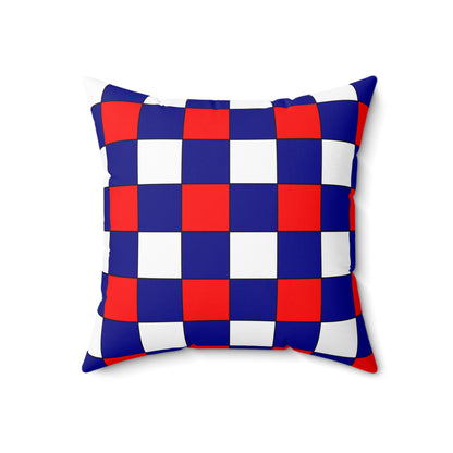 Heard Island And Mcdonald Islands Retro Check Cushion Pillow
