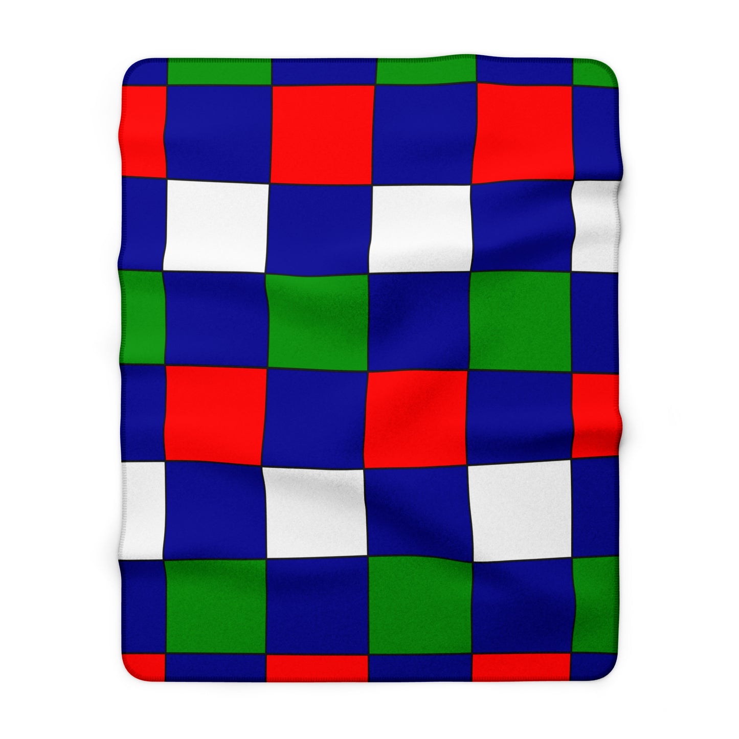 Gambia Retro Check Blanket Throw