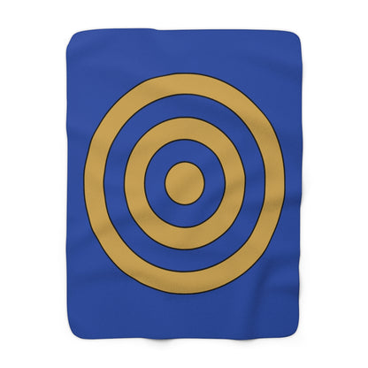 Kosovo Retro Target Blanket Throw