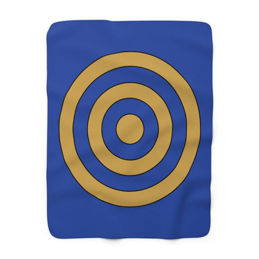 Kosovo Retro Target Blanket Throw