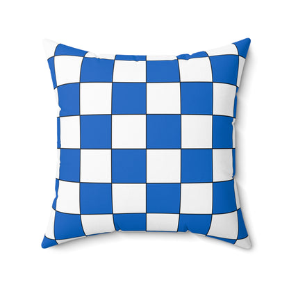Nicaragua Retro Check Cushion Pillow