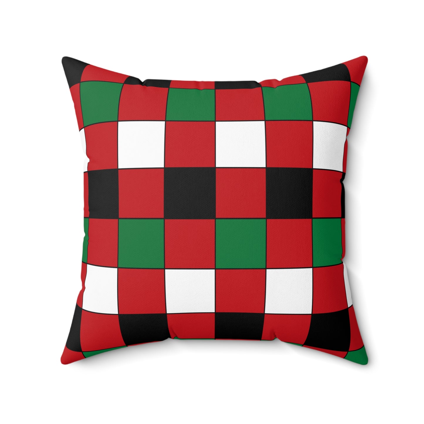 Western Sahara Retro Check Cushion Pillow