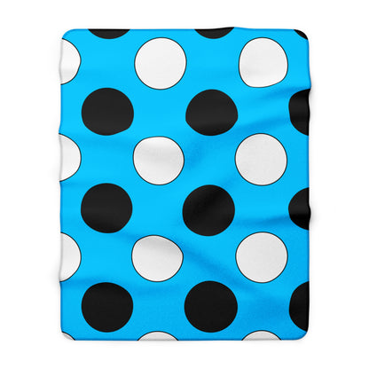 Botswana Retro Polka Dots Blanket Throw