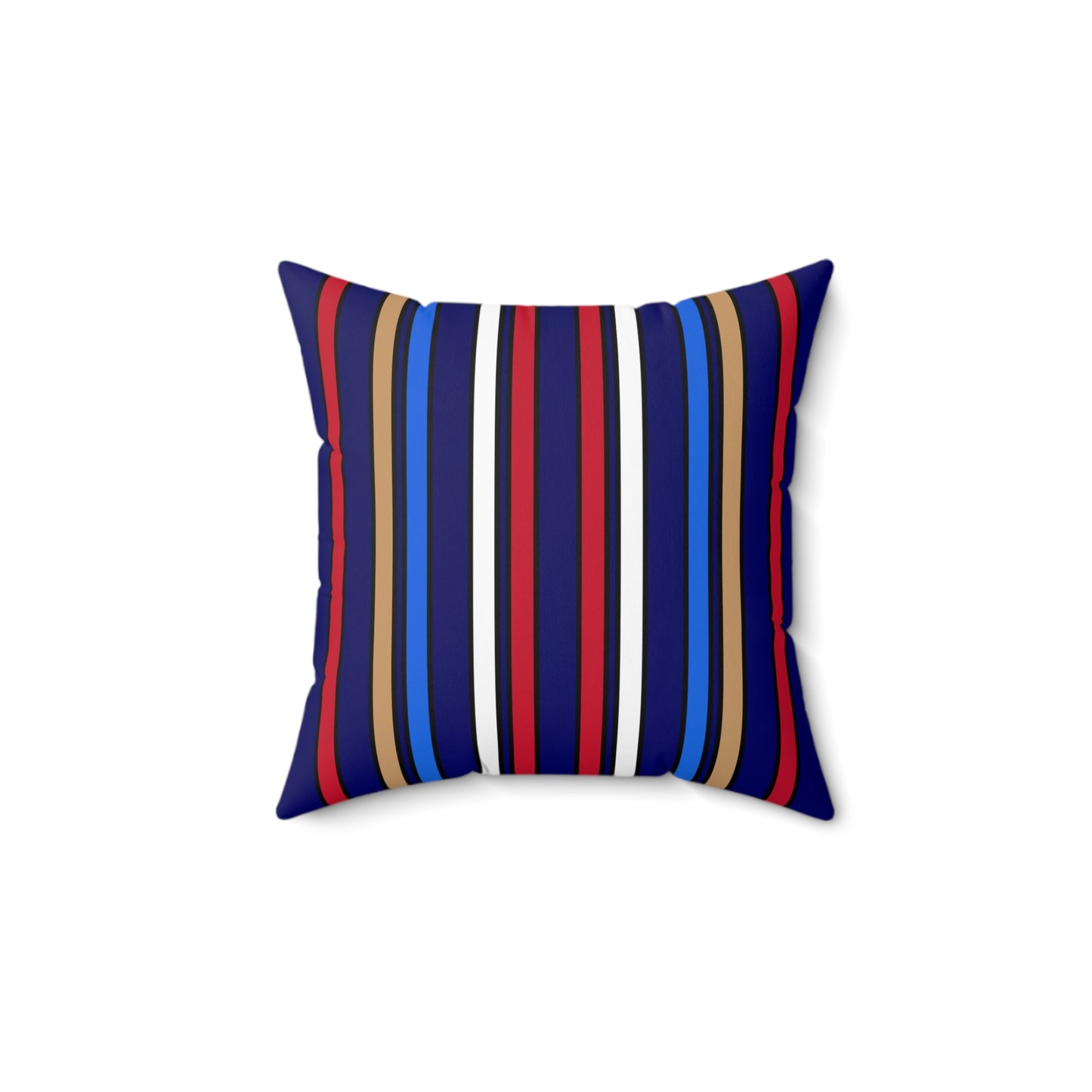 Tristan Da Cunha Retro Stripes Cushion Pillow