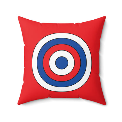 Slovakia Retro Target Cushion Pillow
