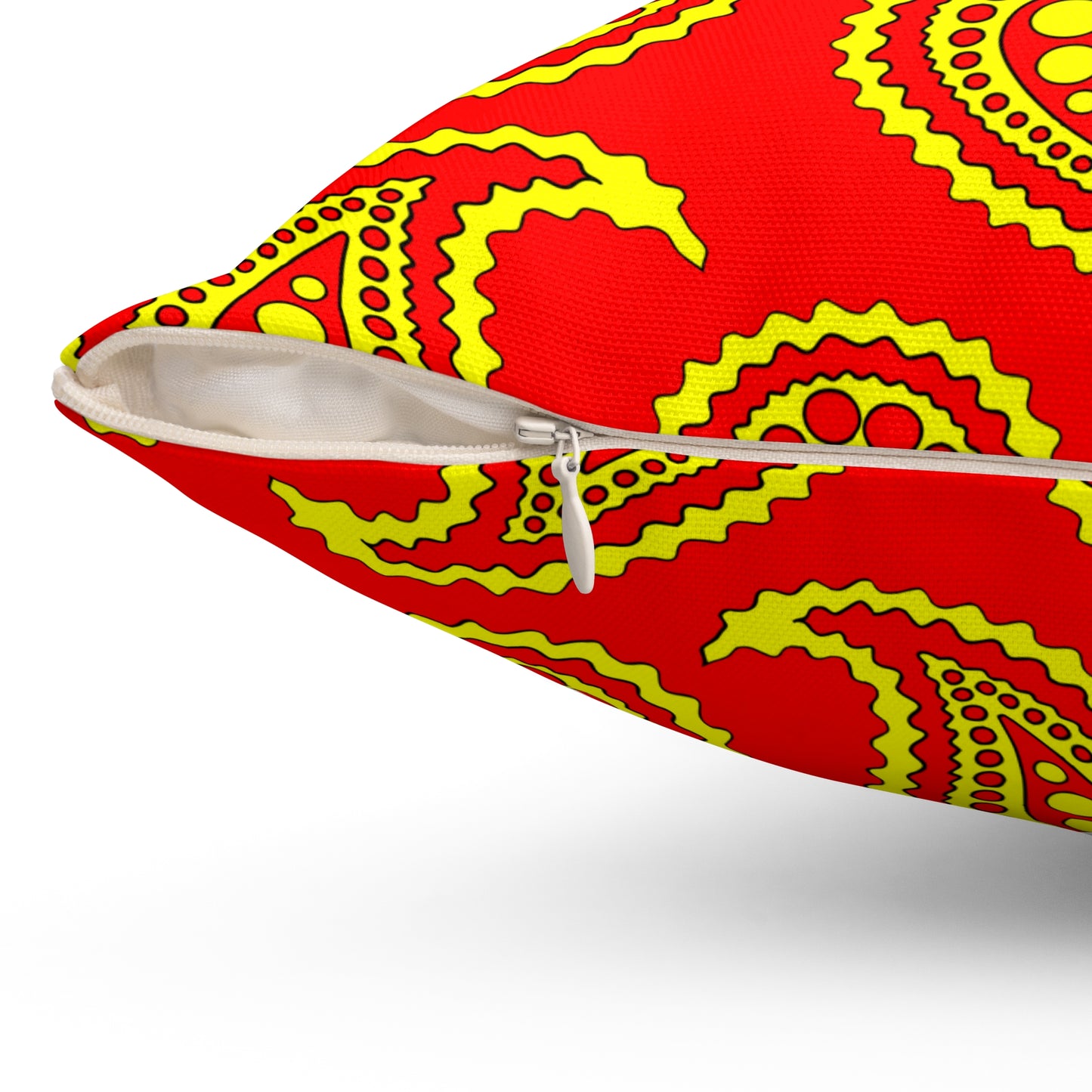 Kyrgyzstan Retro Paisley Cushion Pillow