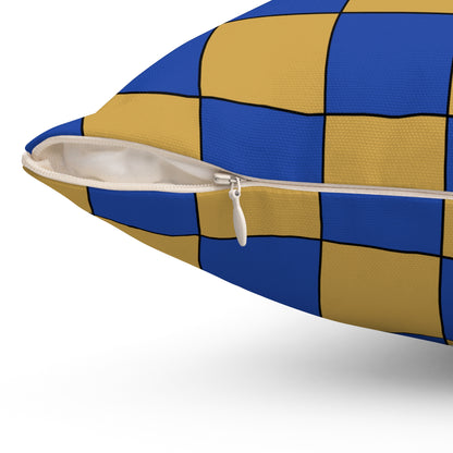 Kosovo Retro Check Cushion Pillow