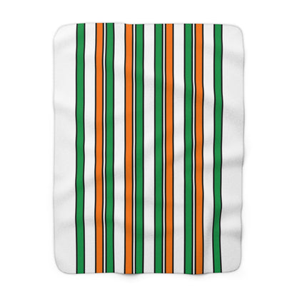 Ireland Retro Stripes Blanket Throw