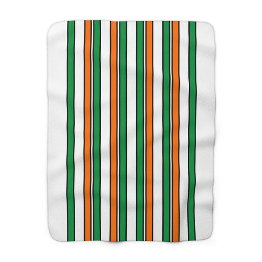 Ireland Retro Stripes Blanket Throw