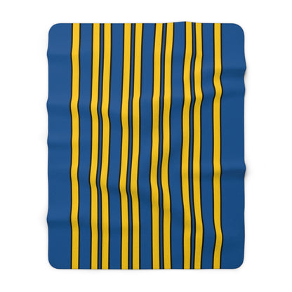 Sweden Retro Stripes Blanket Throw