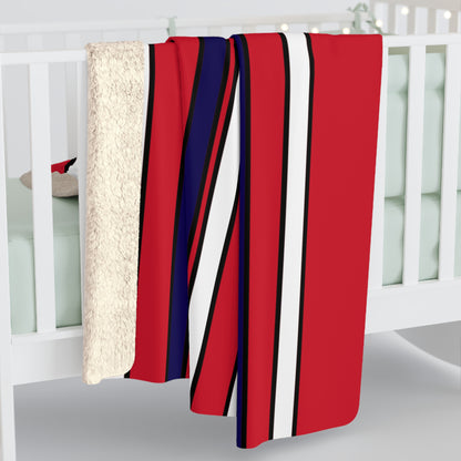 Bermuda Retro Stripes Blanket Throw
