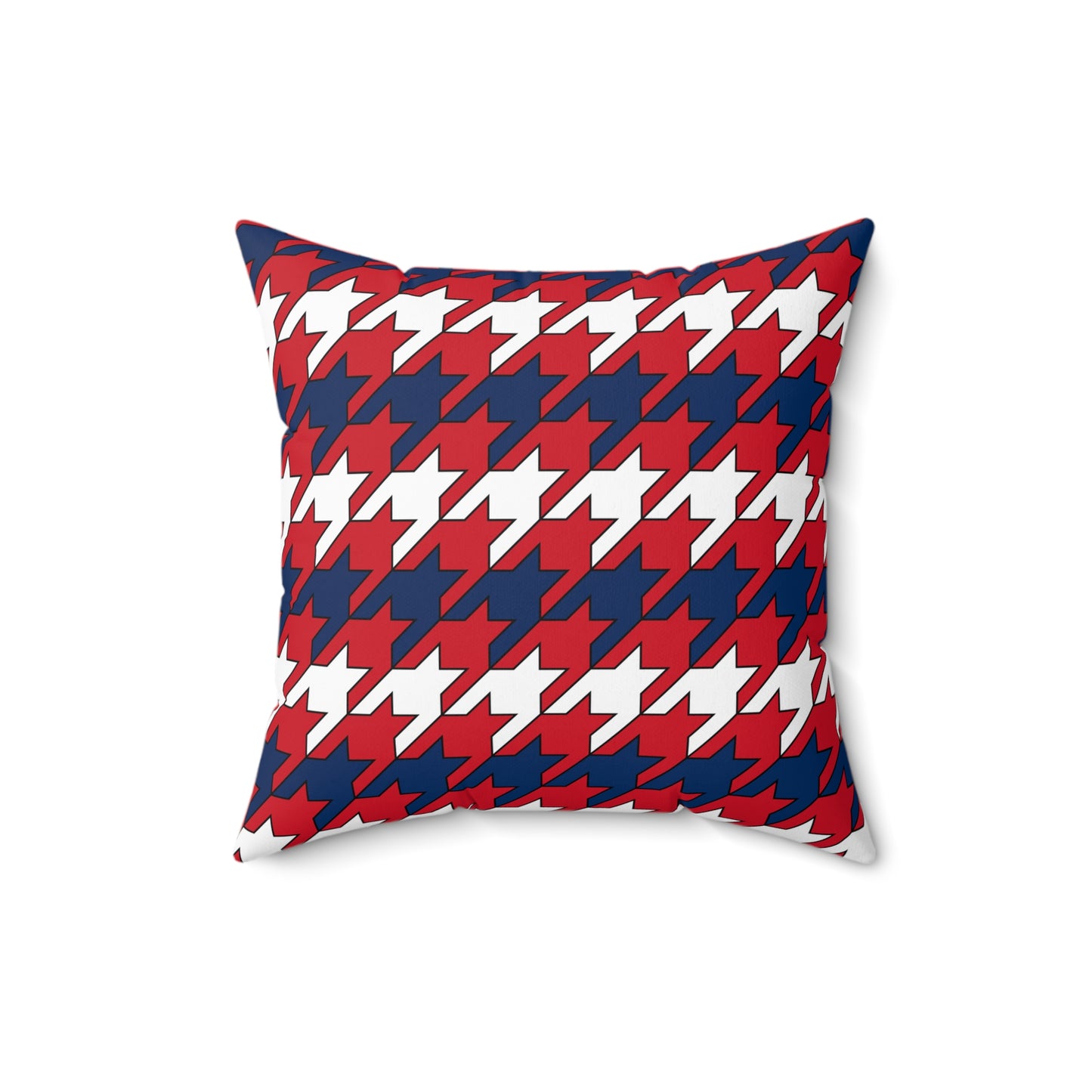 Dominican Republic Retro Houndstooth Cushion Pillow
