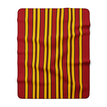 Spain Retro Stripes Blanket Throw