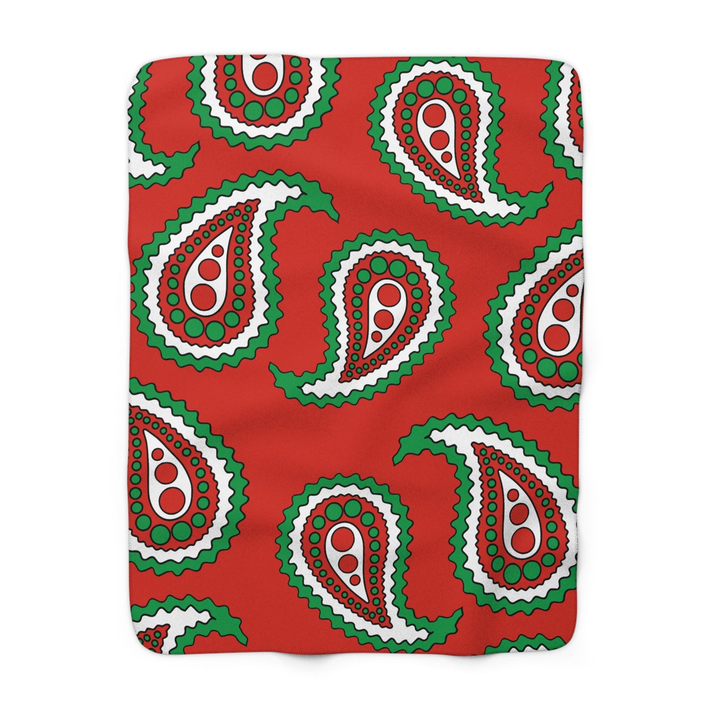 Pais Vasco Retro Paisley Blanket Throw