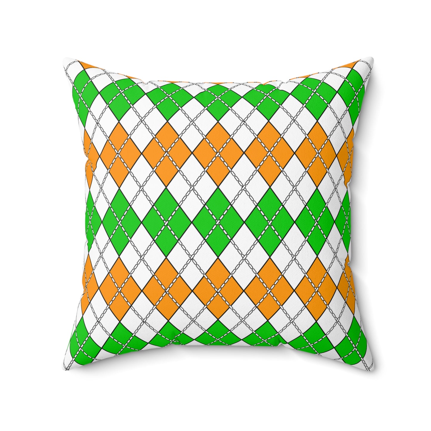Cote Divoire Retro Argyle Cushion Pillow