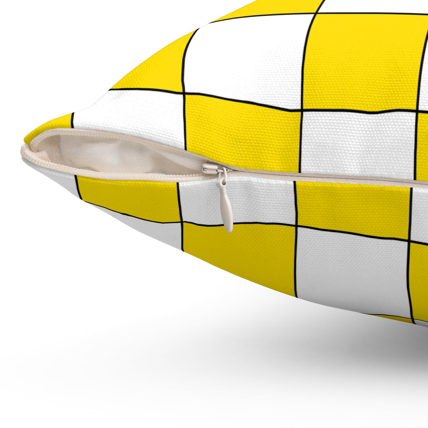 Vatican City Retro Check Cushion Pillow