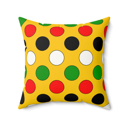 Mozambique Retro Polka Dots Cushion Pillow