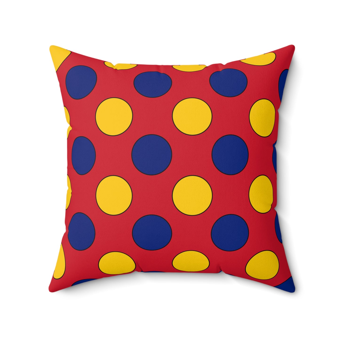 Venezuela Retro Polka Dots Cushion Pillow